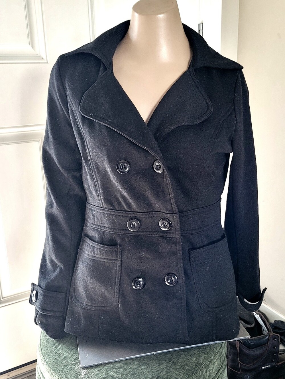 Oh Yeah Black Double-Breasted Tailored Blazer Jacket